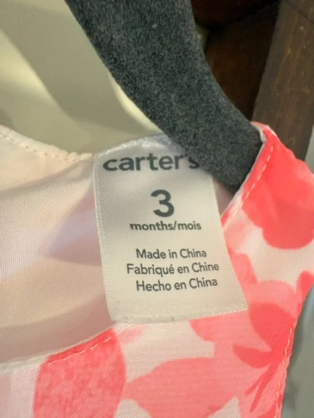 Carter's Bundle of 2 Pink Sleeveless Dresses, Size 3 months